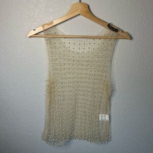 NWOT Emerson Lang Sheer Blouse Tank top
